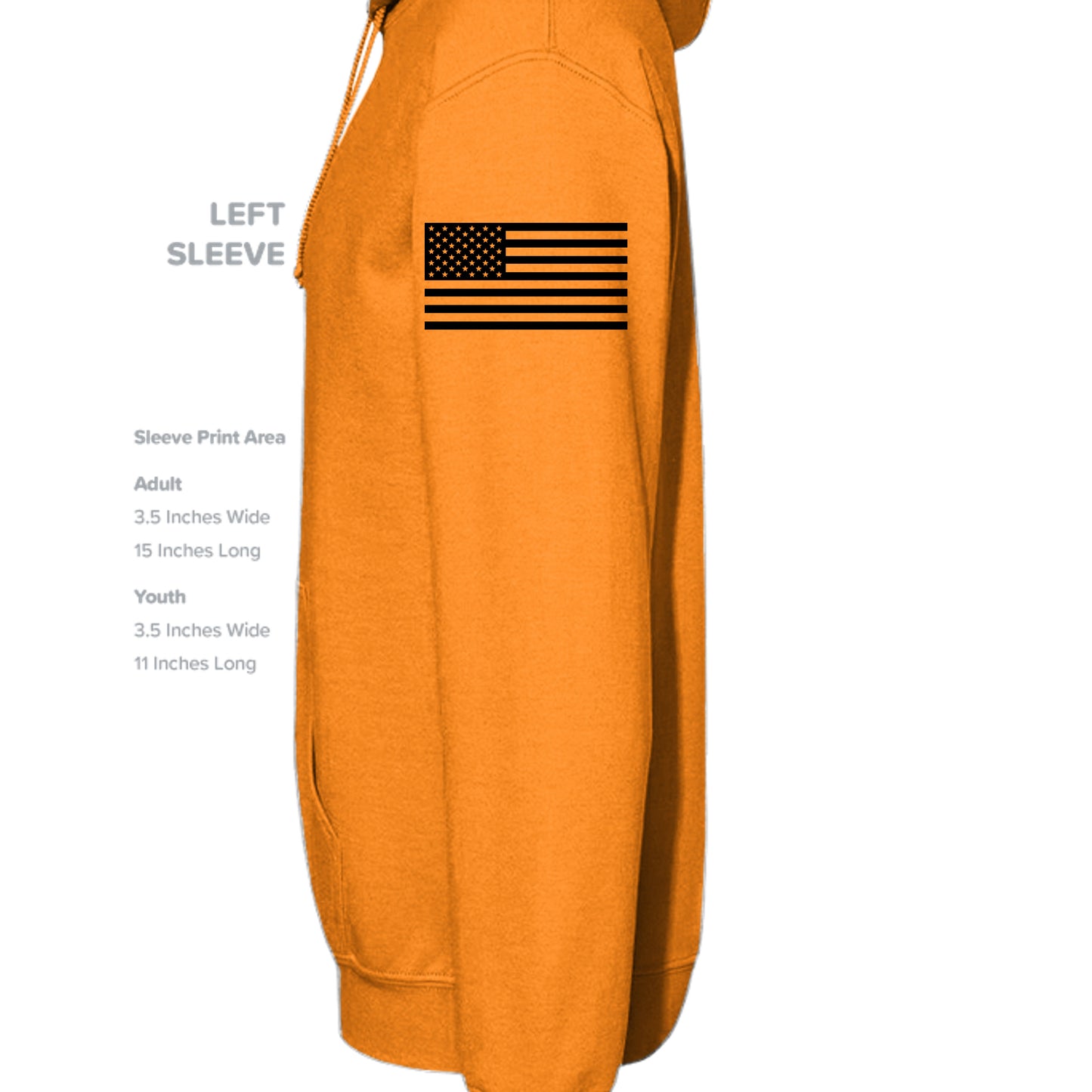 SAFETY ORANGE - P170 - SLEEVE_LEFT